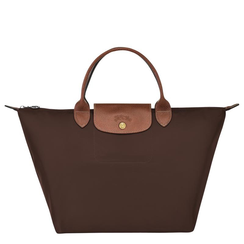 Sac a Main Longchamp Le Pliage Original M Femme Marron | 5324-HLYEB