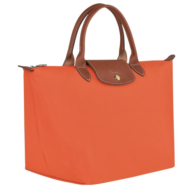 Sac a Main Longchamp Le Pliage Original M Femme Orange | 0129-YUDAO