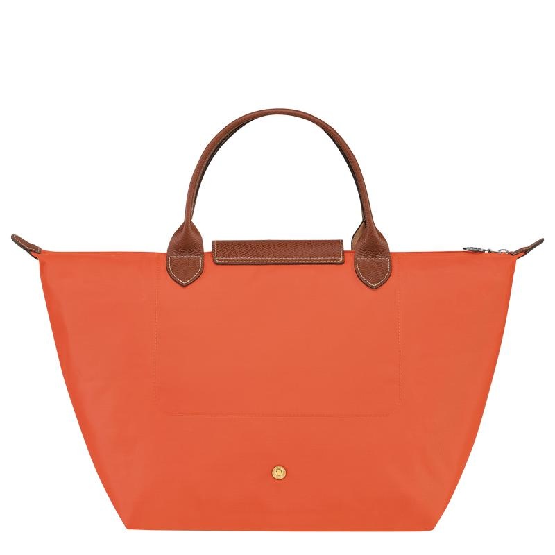 Sac a Main Longchamp Le Pliage Original M Femme Orange | 0129-YUDAO