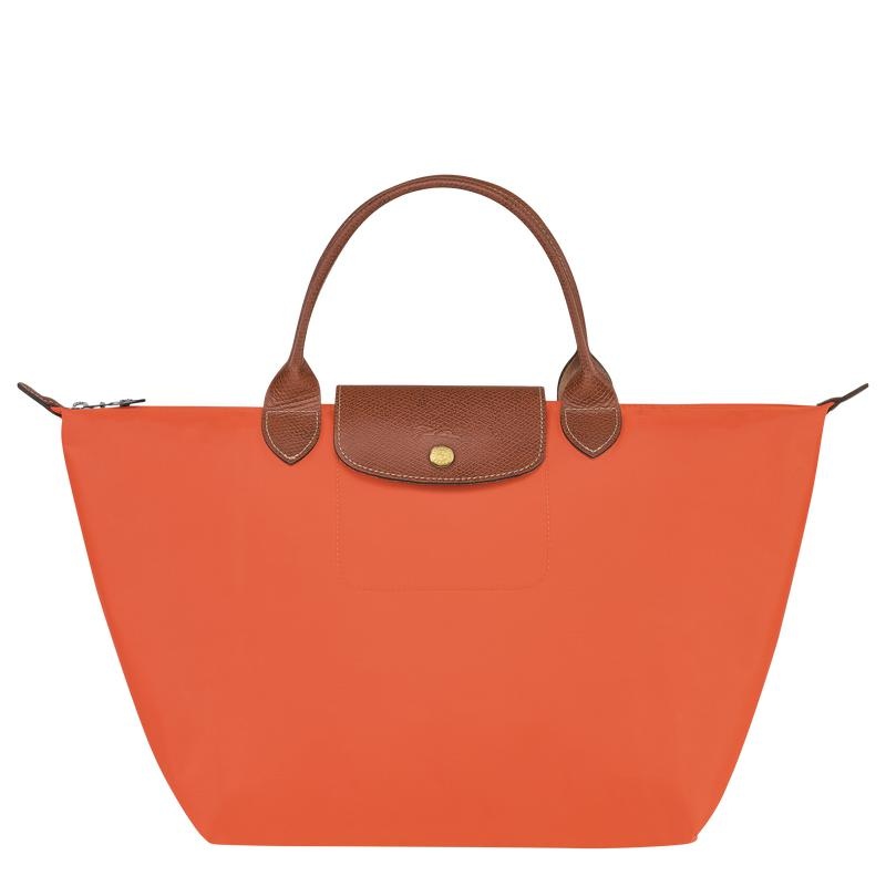 Sac a Main Longchamp Le Pliage Original M Femme Orange | 0129-YUDAO