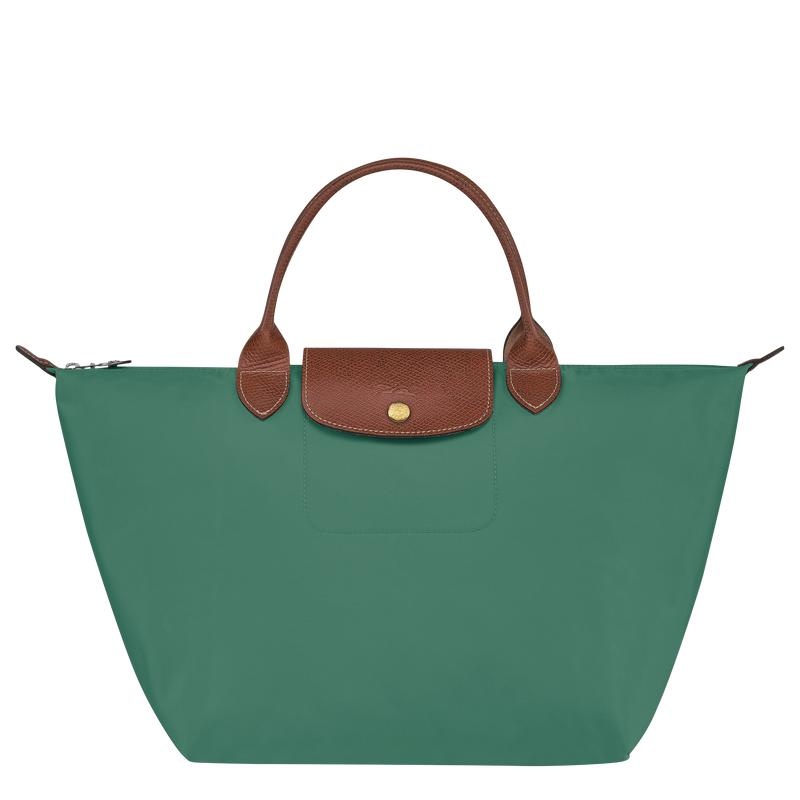 Sac a Main Longchamp Le Pliage Original M Femme Vert | 8240-BYLOC