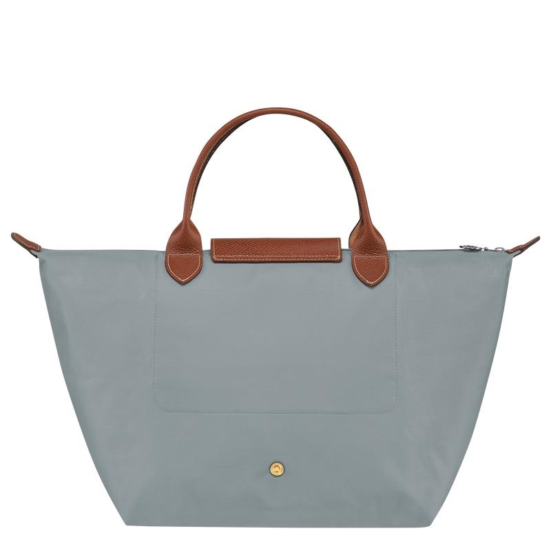 Sac a Main Longchamp Le Pliage Original M Femme Grise | 3215-FLHOD