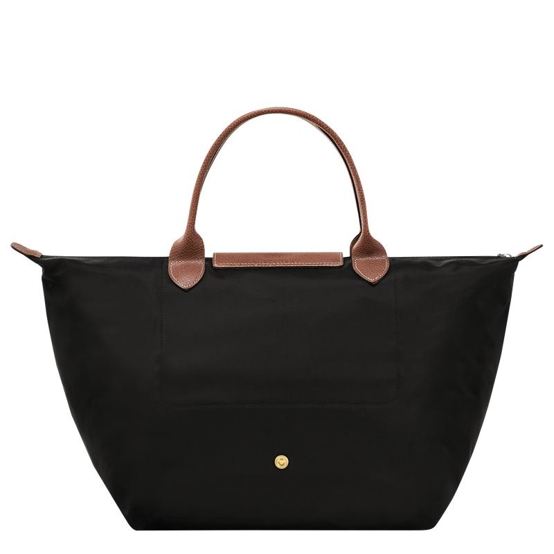 Sac a Main Longchamp Le Pliage Original M Femme Noir | 4219-BGROT