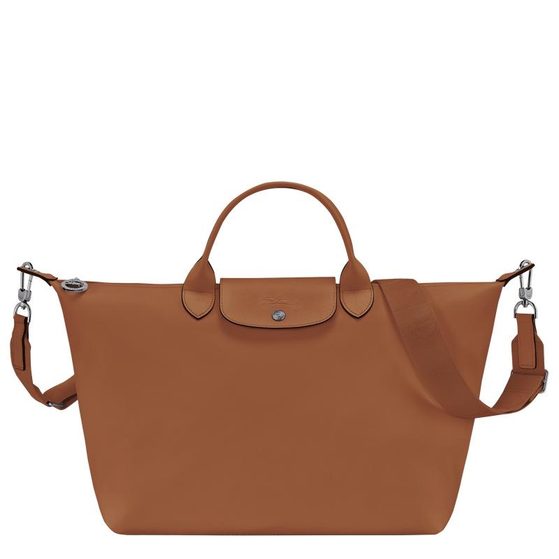 Sac a Main Longchamp Le Pliage Xtra L Femme Marron | 2937-HWEJR