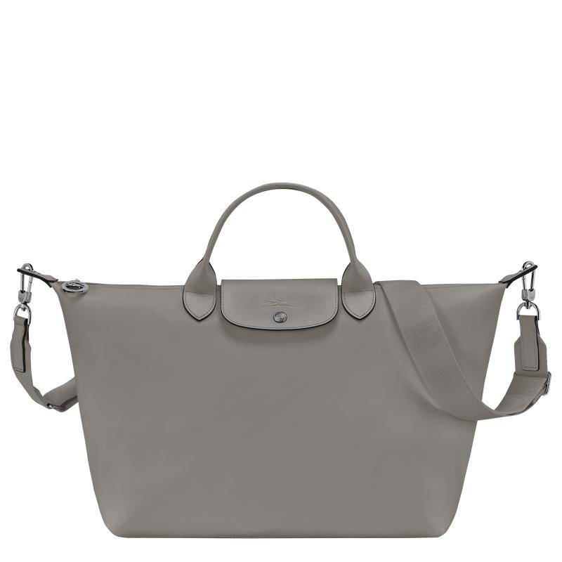 Sac a Main Longchamp Le Pliage Xtra L Femme Grise | 8205-SWAOQ