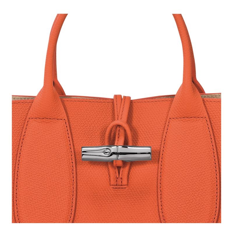 Sac a Main Longchamp Roseau M Femme Orange | 4173-FYTCD