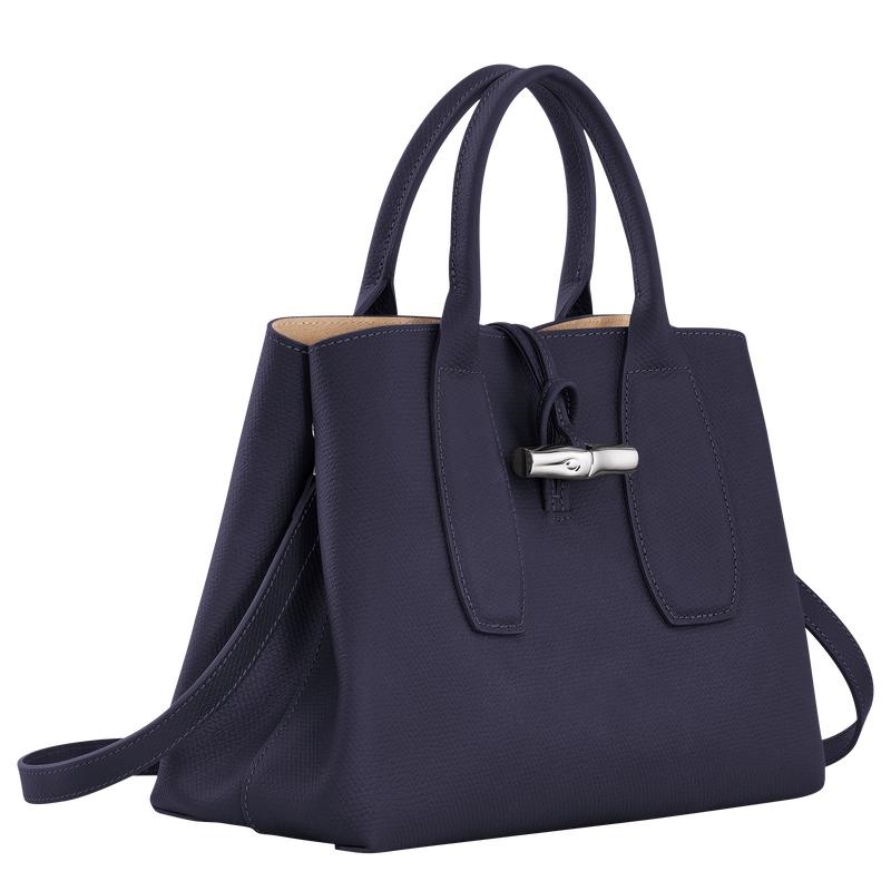 Sac a Main Longchamp Roseau M Femme Violette | 6172-QKIAJ