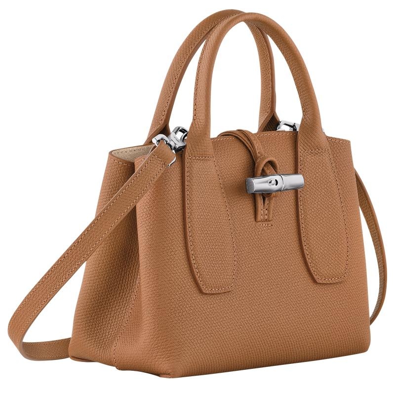 Sac a Main Longchamp Roseau S Femme Marron | 5786-ACELU