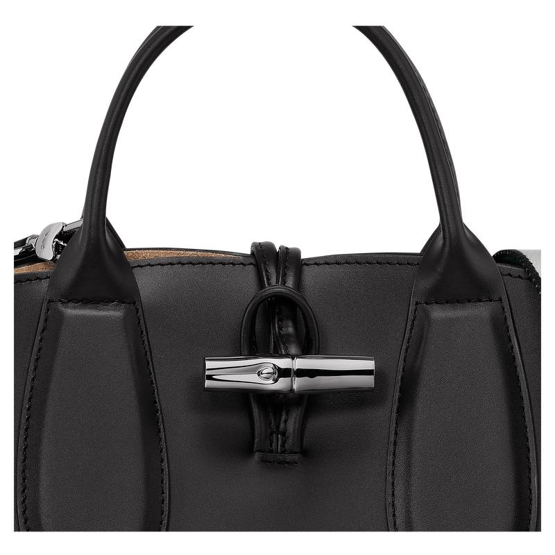 Sac a Main Longchamp Roseau S Femme Noir | 9340-COWMY