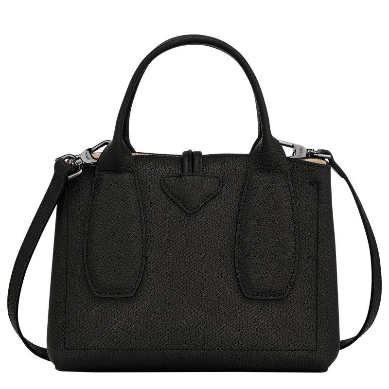 Sac a Main Longchamp Roseau S Femme Noir | 6208-SRWBJ