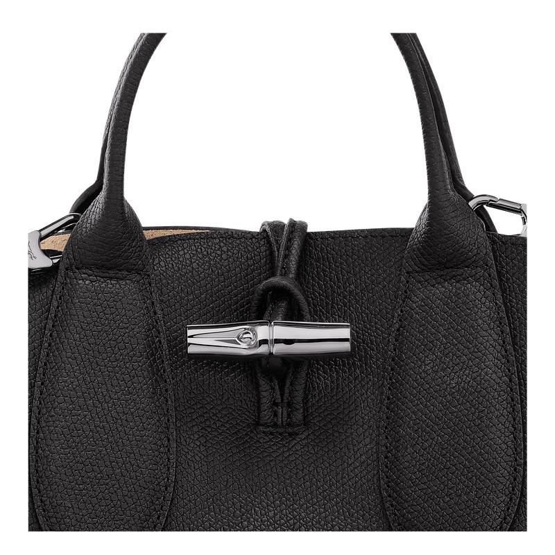 Sac a Main Longchamp Roseau S Femme Noir | 6208-SRWBJ