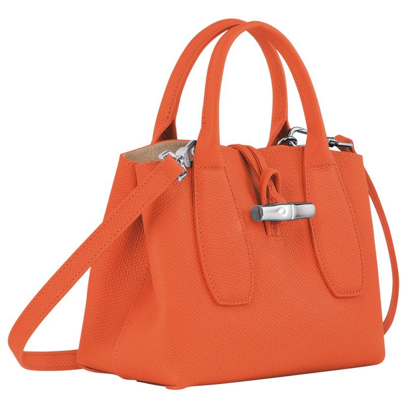 Sac a Main Longchamp Roseau S Femme Orange | 0643-QWORH