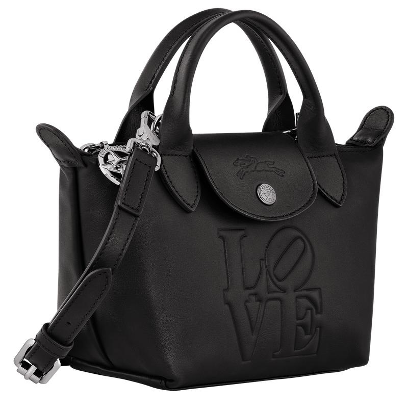 Sac a Main Longchamp x Robert Indiana XS Femme Noir | 0483-XQOUB