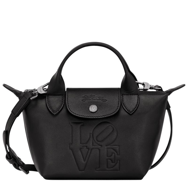 Sac a Main Longchamp x Robert Indiana XS Femme Noir | 0483-XQOUB