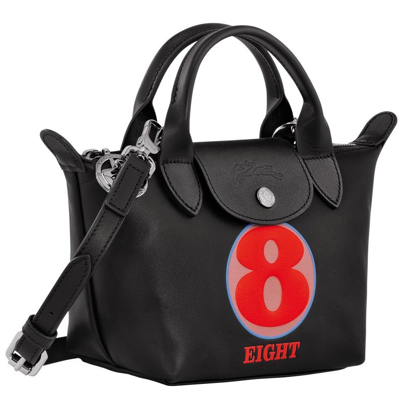 Sac a Main Longchamp x Robert Indiana XS Femme Noir | 6851-SOPUJ