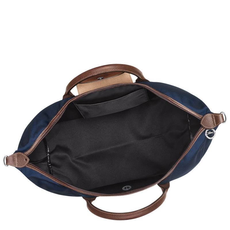 Sac de Voyage Longchamp Boxford S Femme Bleu | 4712-MEABF