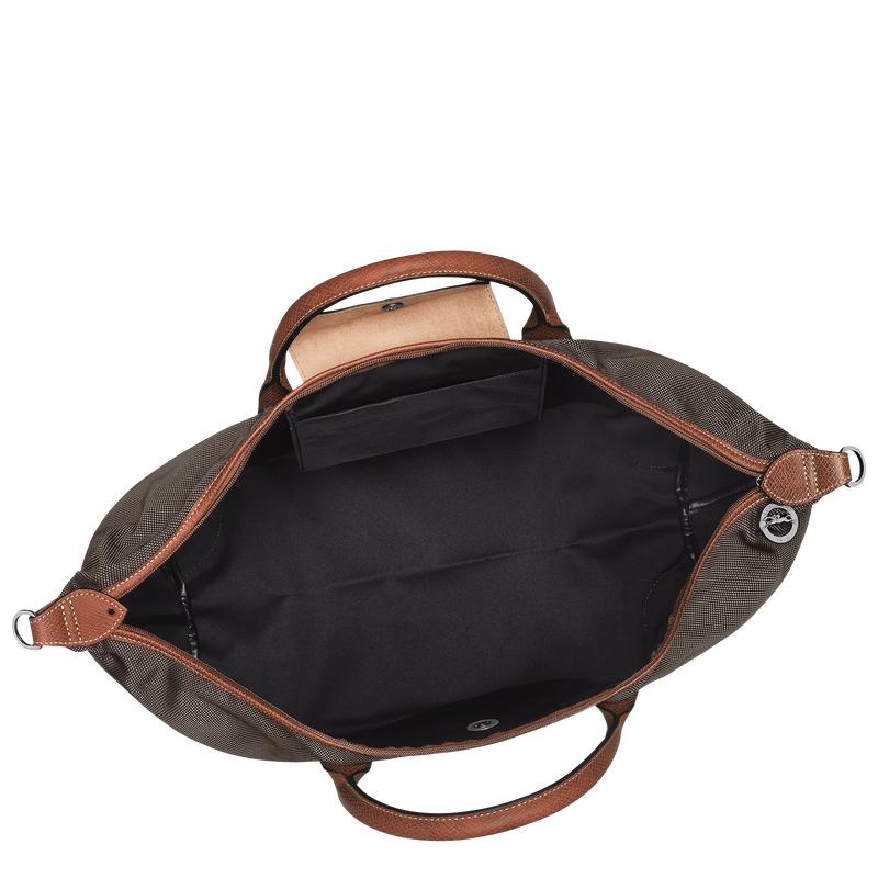 Sac de Voyage Longchamp Boxford S Homme Marron | 6981-NELTC