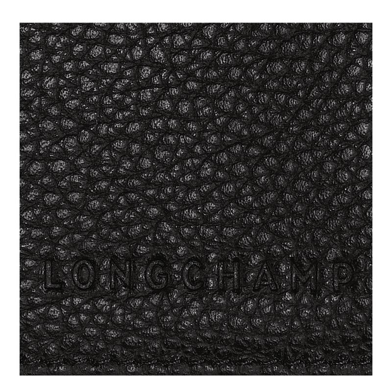 Sac de Voyage Longchamp Le Foulonné Passport cover Femme Noir | 3205-KNORI