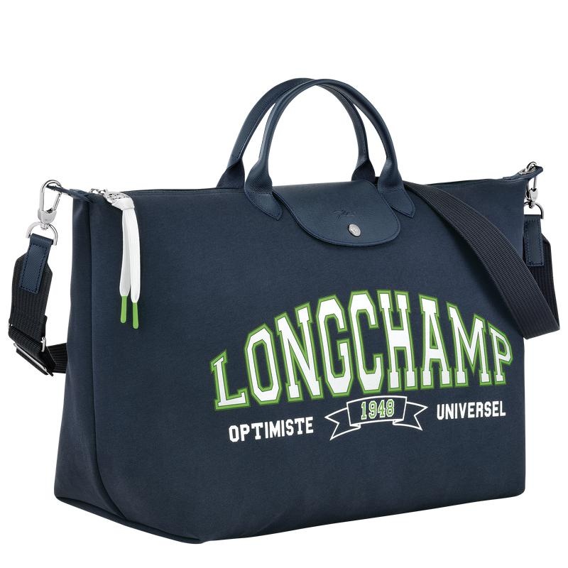 Sac de Voyage Longchamp Le Pliage Collection Femme Bleu Marine | 5701-VRMFJ