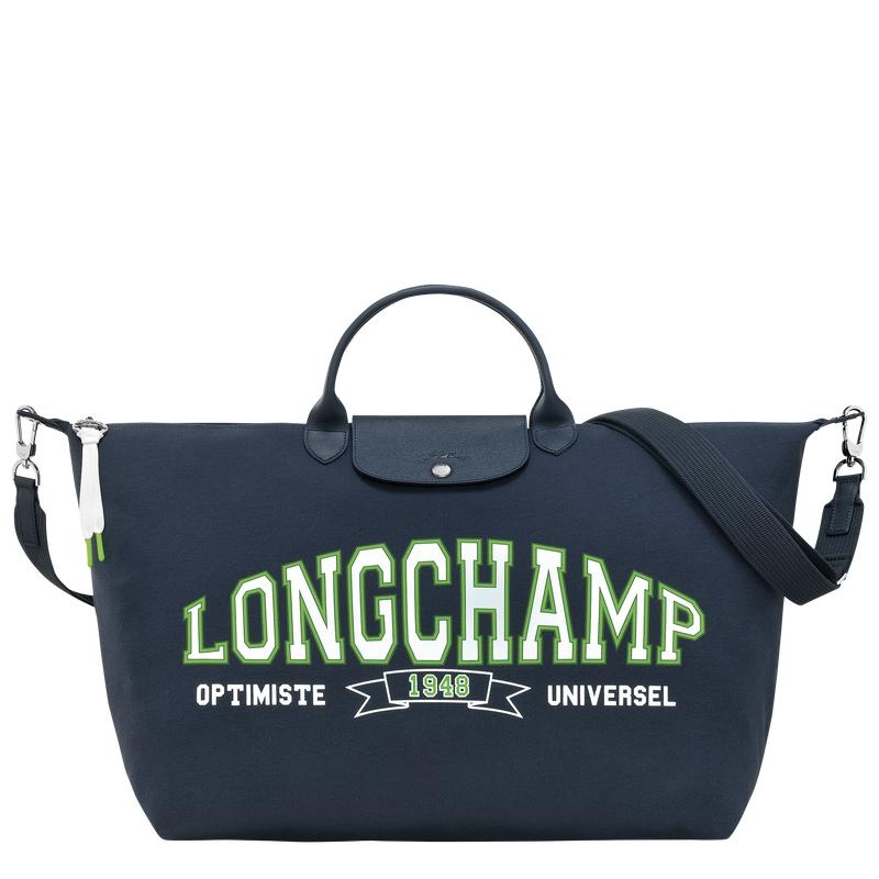 Sac de Voyage Longchamp Le Pliage Collection Femme Bleu Marine | 5701-VRMFJ