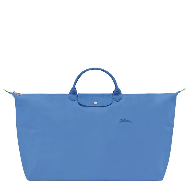 Sac de Voyage Longchamp Le Pliage Green M Femme Bleu | 2916-GCSYN