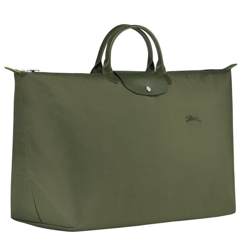 Sac de Voyage Longchamp Le Pliage Green M Femme Vert | 0569-LRWAD