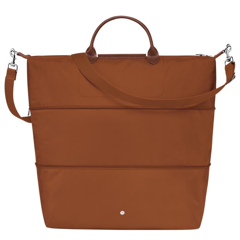 Sac de Voyage Longchamp Le Pliage Green expandable Homme Marron | 6954-KFNQC