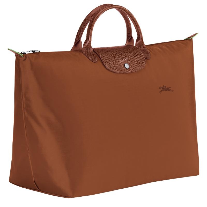 Sac de Voyage Longchamp Le Pliage Green S Homme Marron | 4970-ZMPAT