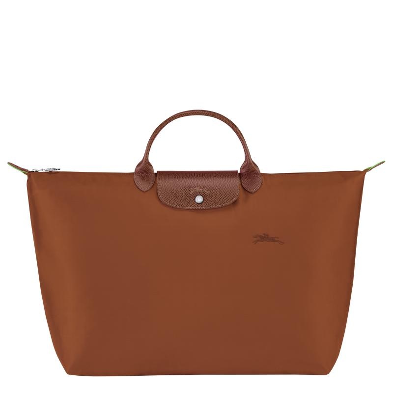 Sac de Voyage Longchamp Le Pliage Green S Homme Marron | 4970-ZMPAT