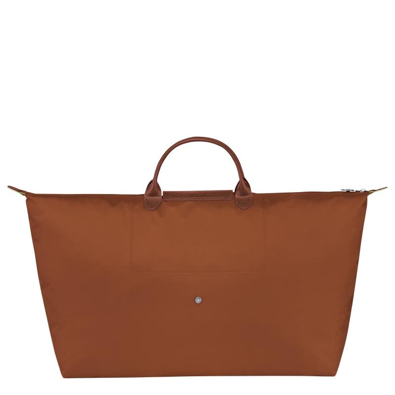 Sac de Voyage Longchamp Le Pliage Green M Homme Marron | 8564-IGMYN