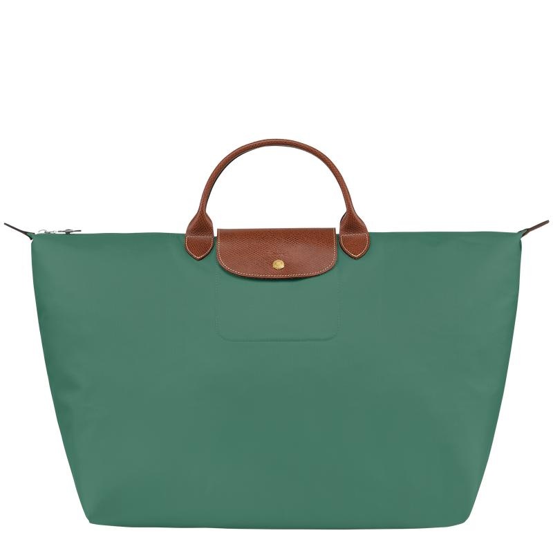 Sac de Voyage Longchamp Le Pliage Original S Femme Vert | 3590-UMWAZ