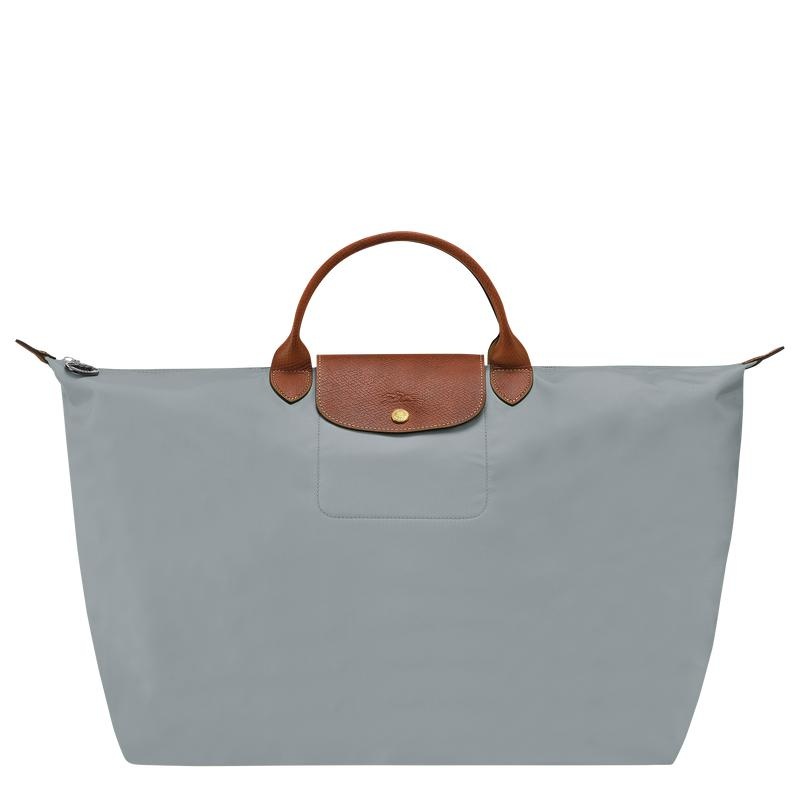 Sac de Voyage Longchamp Le Pliage Original S Femme Grise | 6830-PLAWV