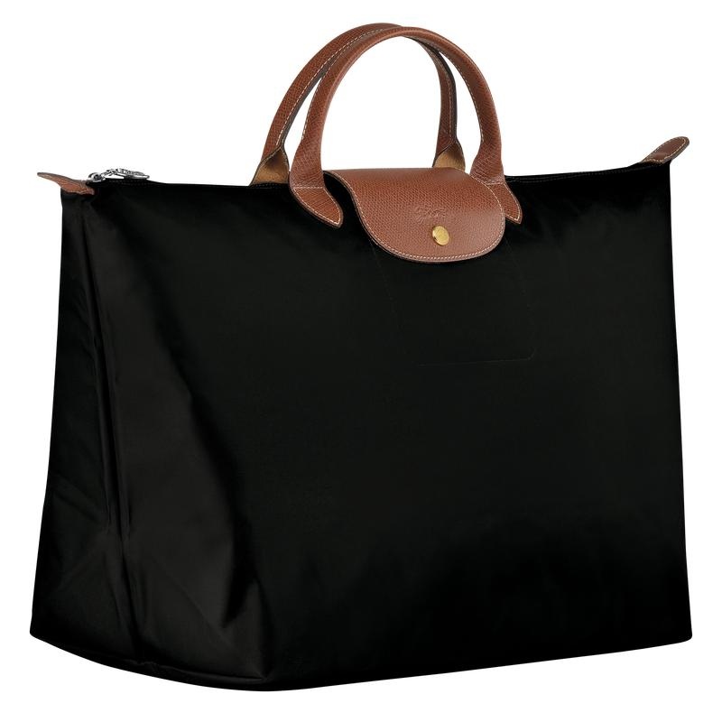 Sac de Voyage Longchamp Le Pliage Original S Femme Noir | 1942-EWLCQ