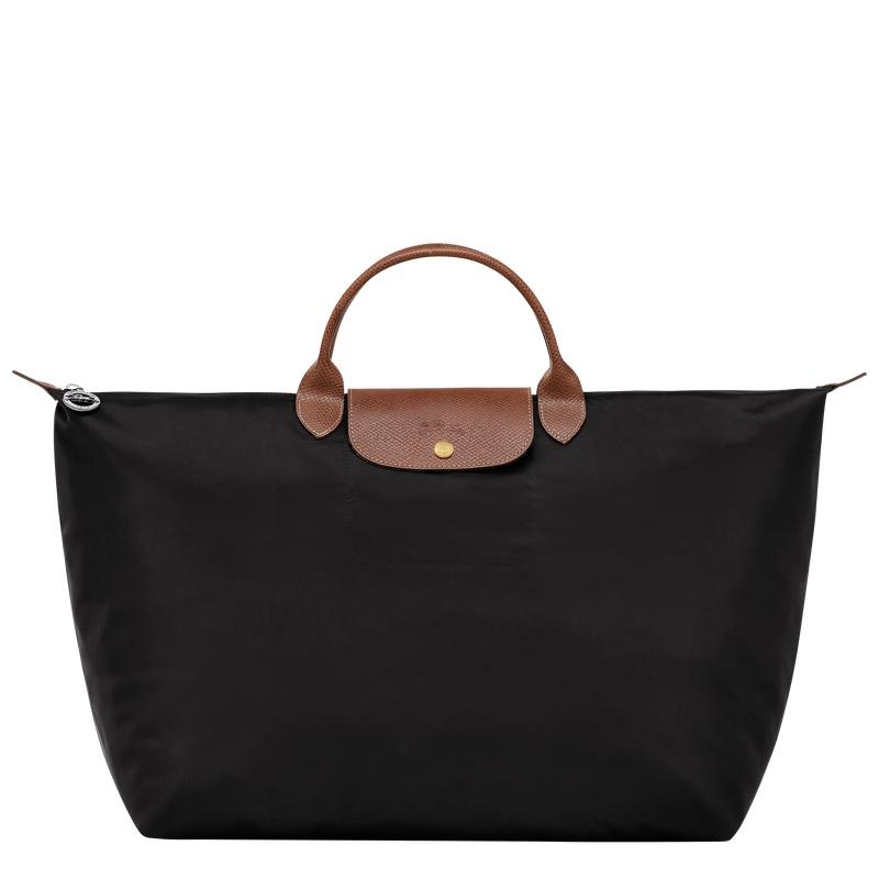 Sac de Voyage Longchamp Le Pliage Original S Femme Noir | 1942-EWLCQ