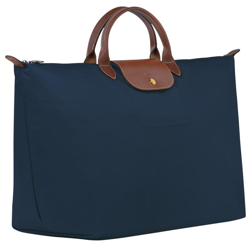 Sac de Voyage Longchamp Le Pliage Original S Femme Bleu Marine | 1507-YJOXC