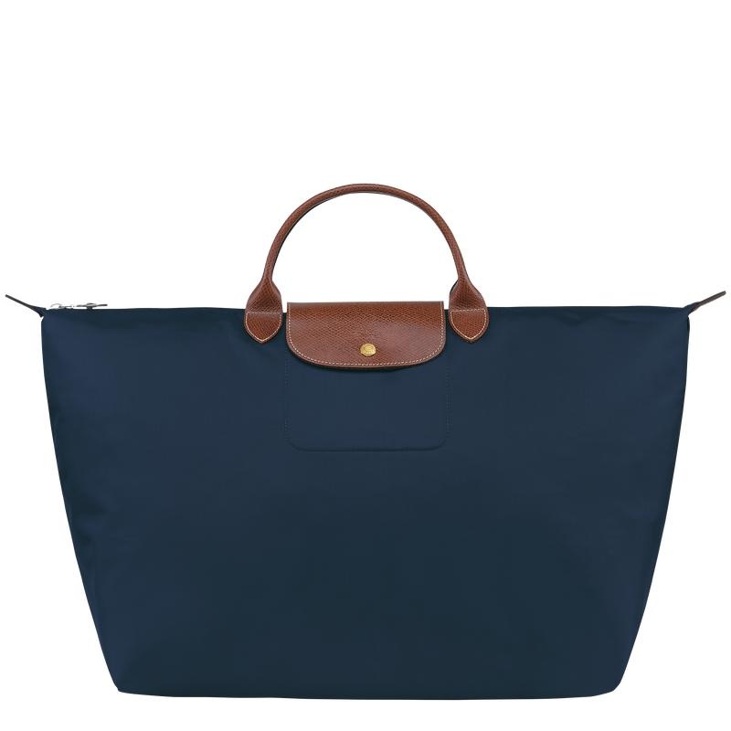 Sac de Voyage Longchamp Le Pliage Original S Femme Bleu Marine | 1507-YJOXC