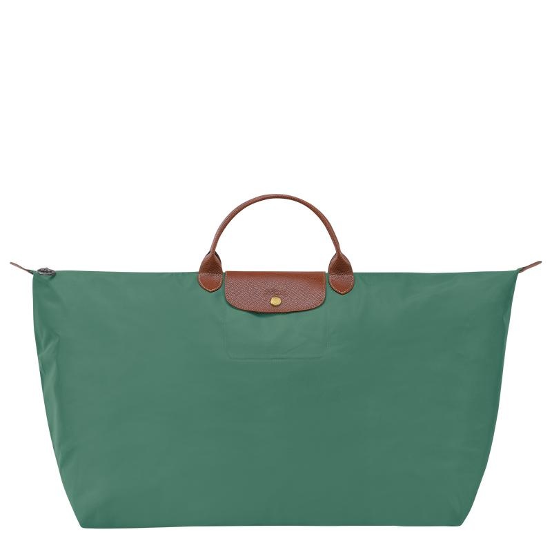 Sac de Voyage Longchamp Le Pliage Original M Femme Vert | 9065-SHLNO