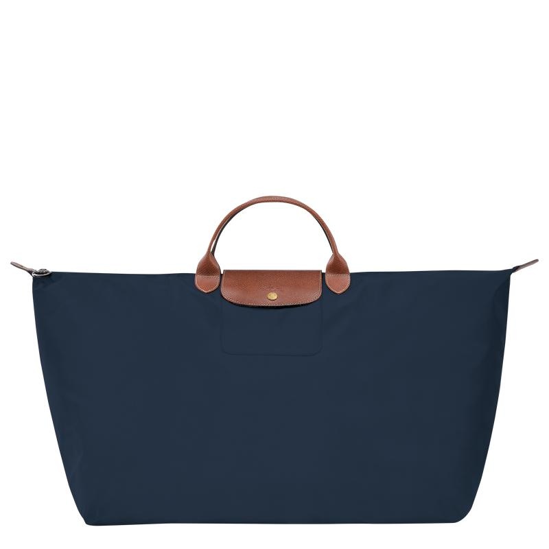 Sac de Voyage Longchamp Le Pliage Original M Femme Bleu Marine | 1058-CUMEJ