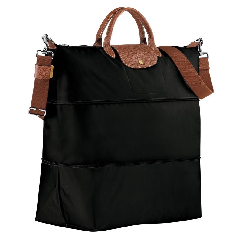 Sac de Voyage Longchamp Le Pliage Original expandable Femme Noir | 6918-DPOWX