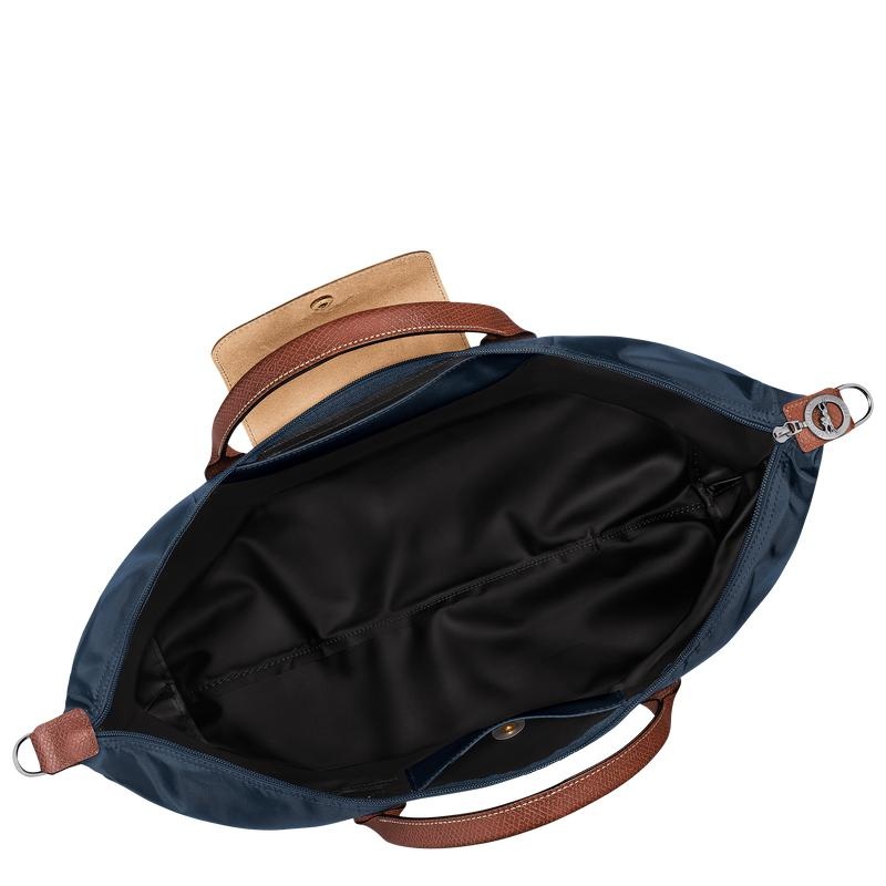 Sac de Voyage Longchamp Le Pliage Original expandable Femme Bleu Marine | 7956-FOKEC