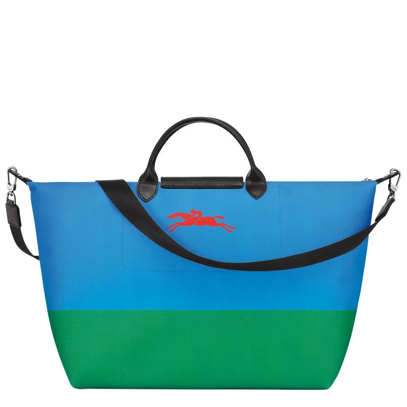 Sac de Voyage Longchamp x Robert Indiana Femme Red/Navy | 5892-TKGDN