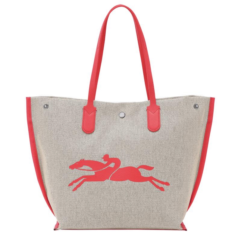 Sacs Fourre Tout Longchamp Essential L Femme Rouge | 0567-WQFUR