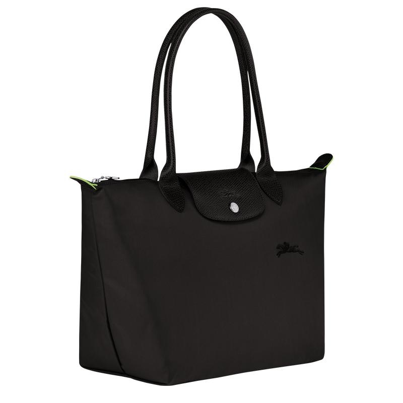 Sacs Fourre Tout Longchamp Le Pliage Green M Femme Noir | 3962-PKMAG