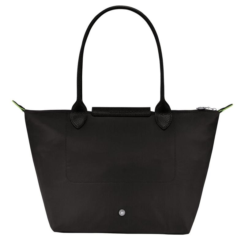 Sacs Fourre Tout Longchamp Le Pliage Green M Femme Noir | 3962-PKMAG