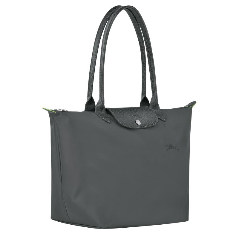 Sacs Fourre Tout Longchamp Le Pliage Green L Femme Grise | 0256-JDBLZ