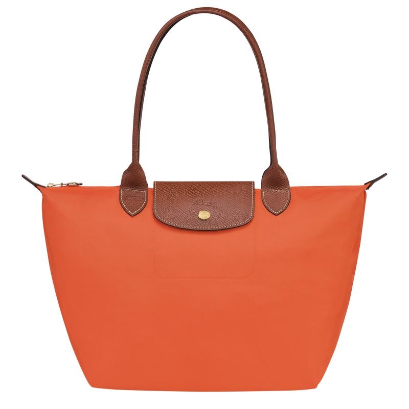 Sacs Fourre Tout Longchamp Le Pliage Original M Femme Orange | 7963-QRDLT