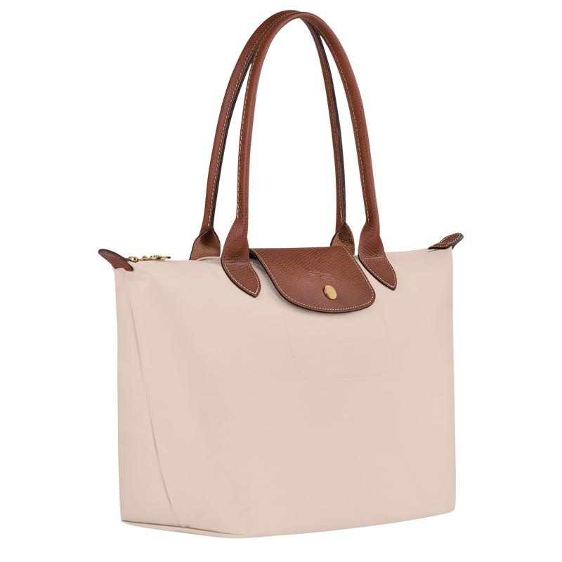 Sacs Fourre Tout Longchamp Le Pliage Original M Femme Blanche | 5094-EVPYH