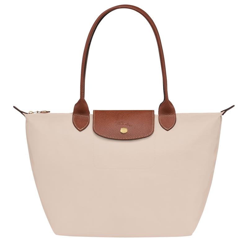 Sacs Fourre Tout Longchamp Le Pliage Original M Femme Blanche | 5094-EVPYH