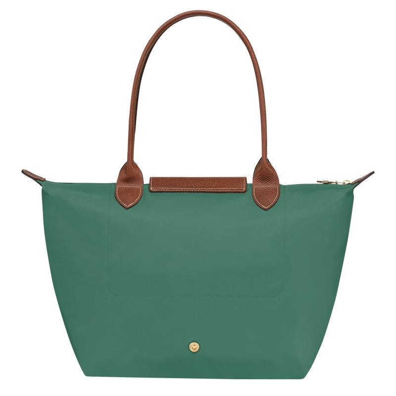 Sacs Fourre Tout Longchamp Le Pliage Original M Femme Vert | 9105-MVCWK