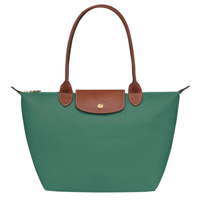 Sacs Fourre Tout Longchamp Le Pliage Original M Femme Vert | 9105-MVCWK